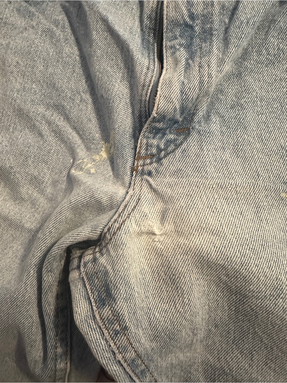 Vintage LL Bean Double L Relaxed Fit Jeans 36x30 Distressed Worn Faded 90s Denim - Picture 7 of 10